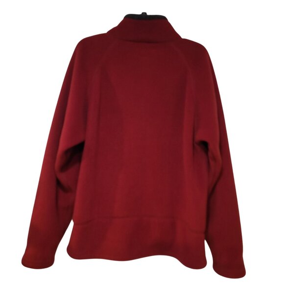 American Eagle Outfitters AE77 Performance Mens Red Fleece Jacket Size M - Picture 6 of 9